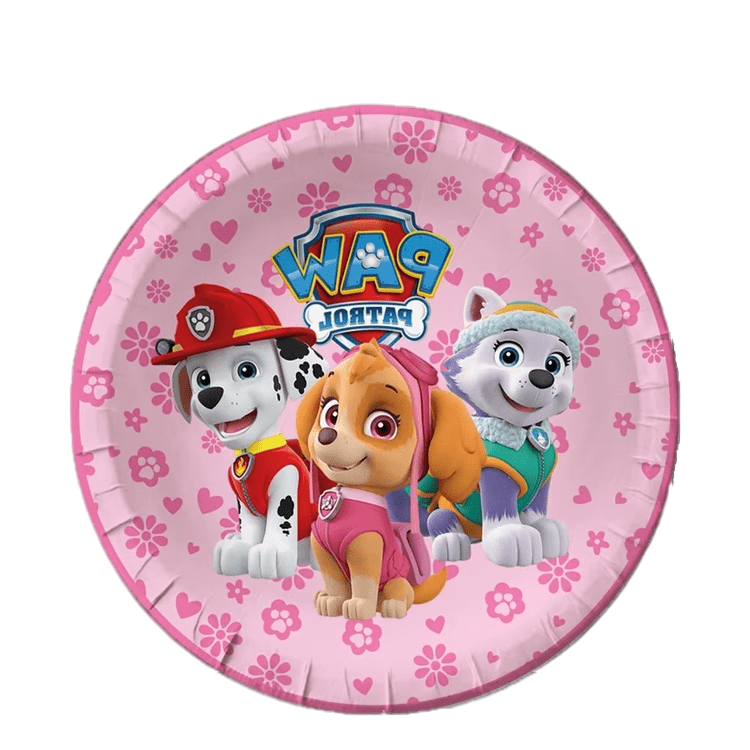 Assiette Pat Patrouille : Stella Everest et Marcus