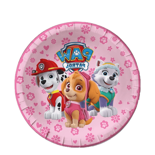 Assiette Pat Patrouille : Stella Everest et Marcus