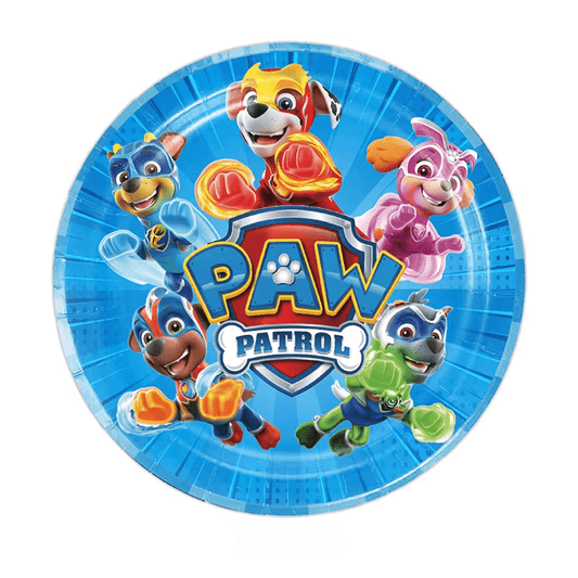Assiette Pat Patrouille : Stella Everest Rocky Chase et Marcus
