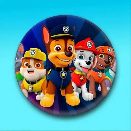 Badge Pat Patrouille : Chase Zuma Ruben et Marcus