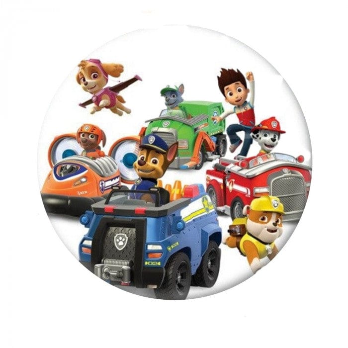 Badge Pat Patrouille : Ryder Et Les Chiots En Voiture