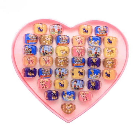 Bague Pat Patrouille : forme cœur