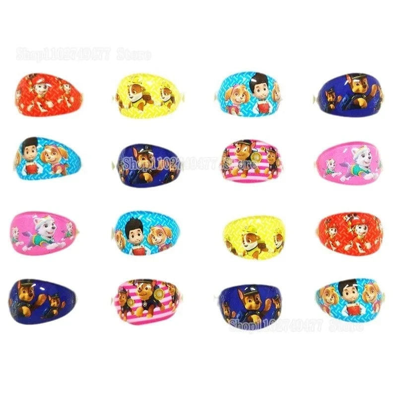 Bague Pat Patrouille : forme ronde