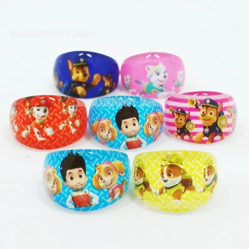 Bague Pat Patrouille : forme ronde