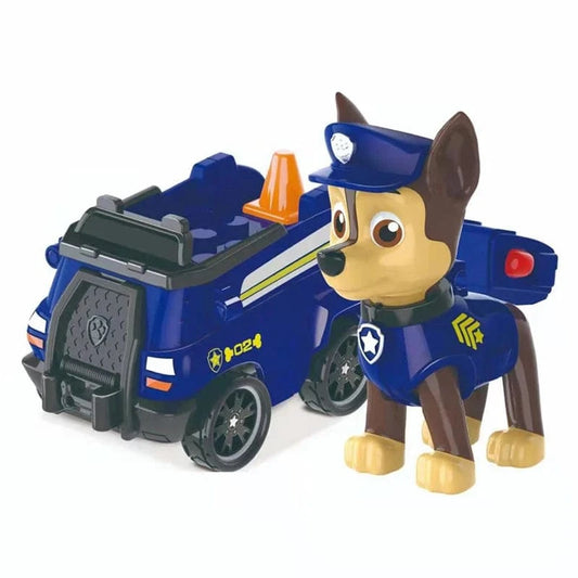 Figurine Pat Patrouille : Chase et sa voiture de police