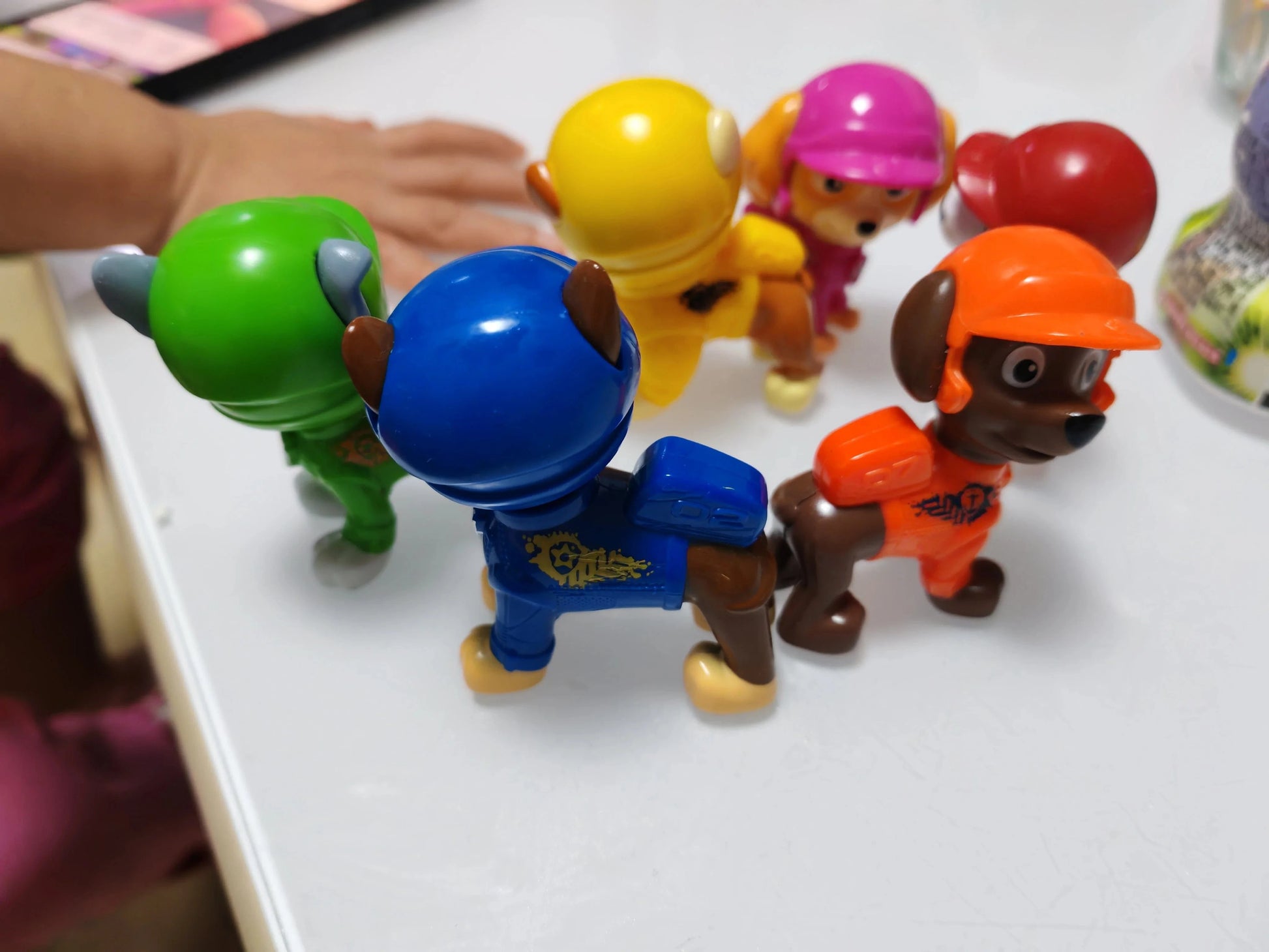 Figurine Pat Patrouille : Pack Stella, Chase, Marcus, Ruben, Zuma, Rocky Et Ryder