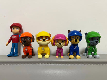 Figurine Pat Patrouille : Pack Stella, Chase, Marcus, Ruben, Zuma, Rocky Et Ryder
