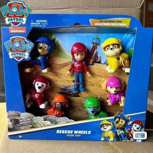 Figurine Pat'Patrouille : pack Stella, Marcus, Zuma, Chase, Rocky, Ruben et Ryder