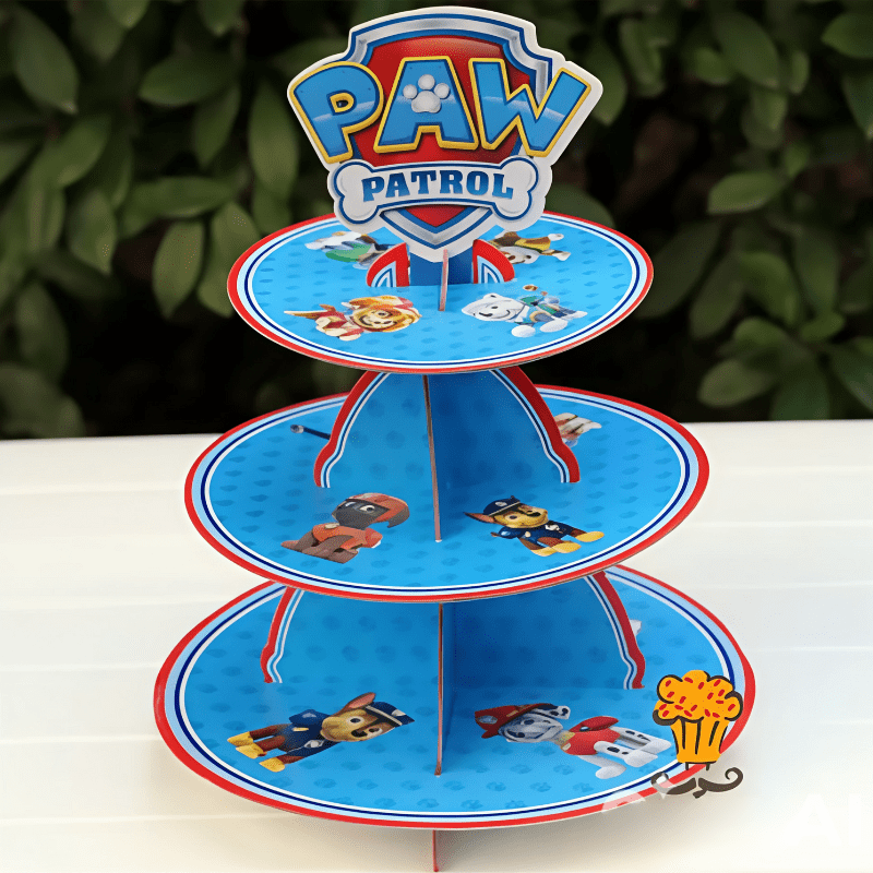 Gâteau Pat Patrouille : plateau