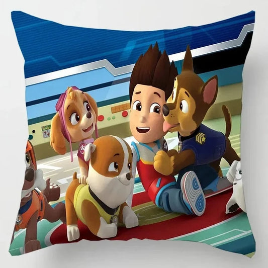 Housse de coussin Pat Patrouille : les chiots jouent