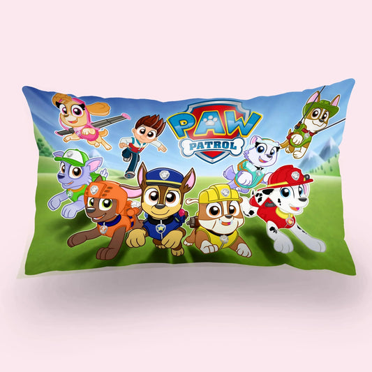 Housse de coussin Pat'Patrouille : Tous en mission