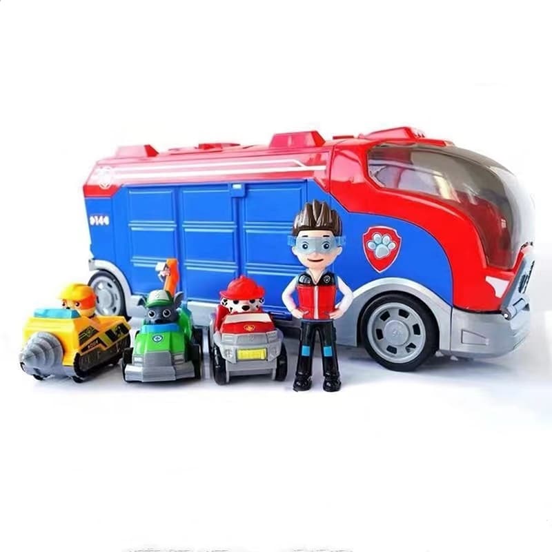 Jouet Pat Patrouille Bus De Sauvetage Avec 3 Personnages