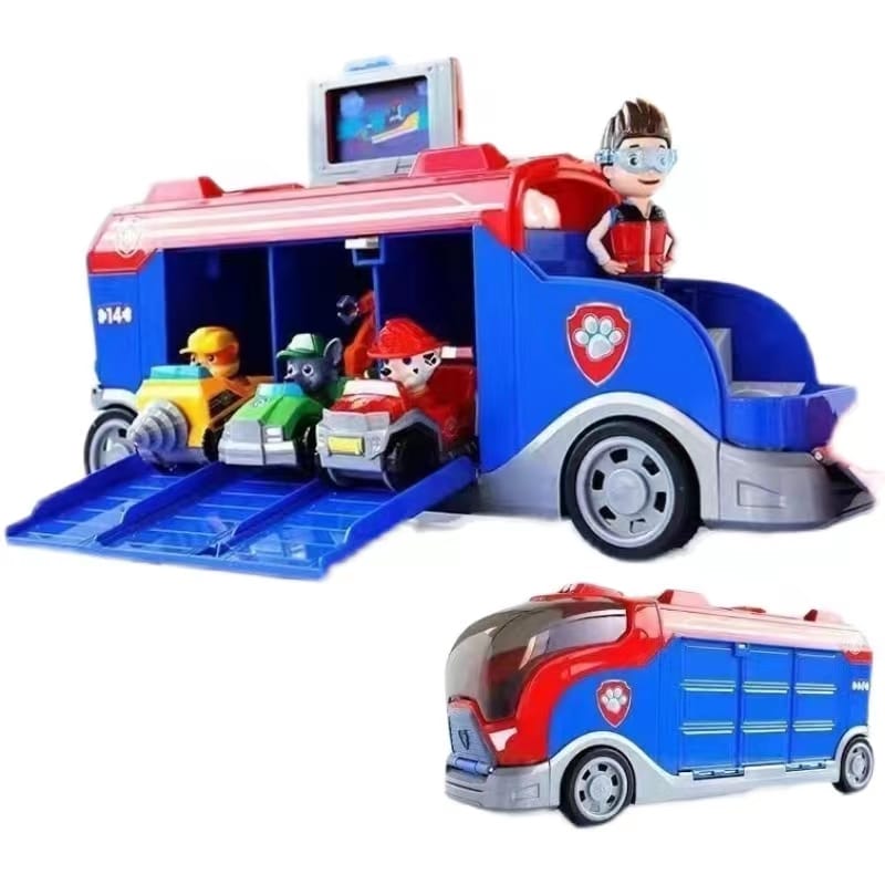 Jouet Pat Patrouille Bus De Sauvetage Avec 3 Personnages