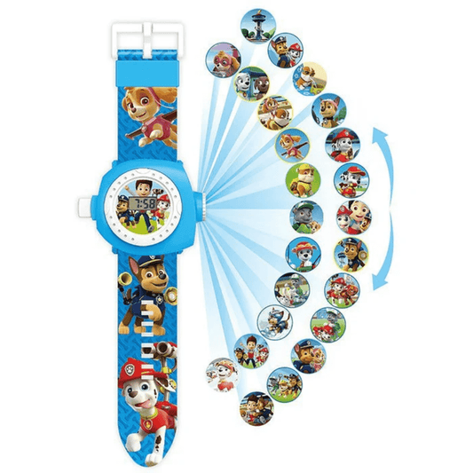Jouet Pat Patrouille : montre de projection Ryder Chase et Marcus