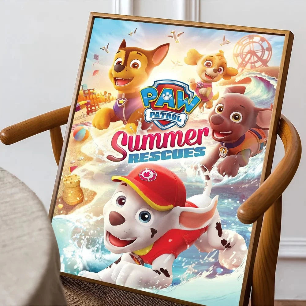 Poster Pat'Patrouille : à la plage