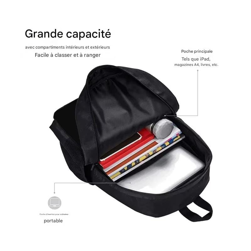 Sac à Dos Enfant Pat Patrouille Noir