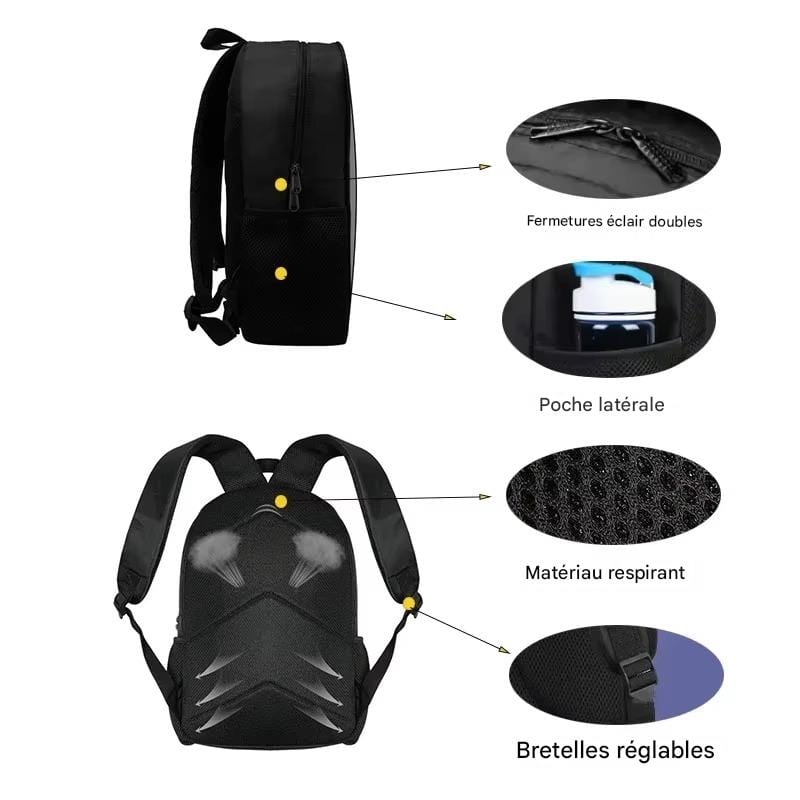 Sac à Dos Enfant Pat Patrouille Noir