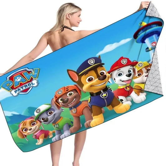 Serviette de plage Pat Patrouille : Paw Patrol