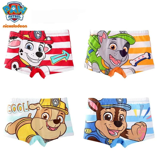 Set de 4 Pièces Caleçon Pat Patrouille