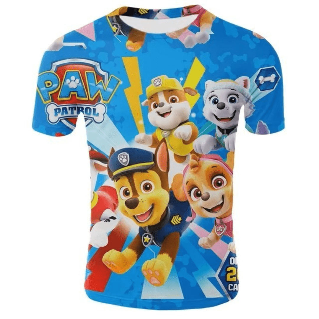 T-Shirt Pat'Patrouille : Chase et ses amis