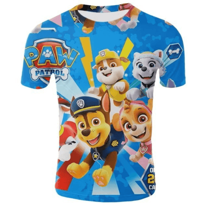 T-Shirt Pat'Patrouille : Chase et ses amis