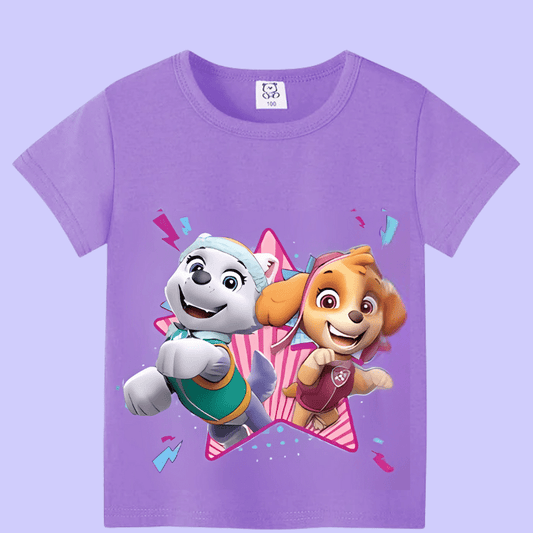 T-Shirt Pat Patrouille : Everest et Stella