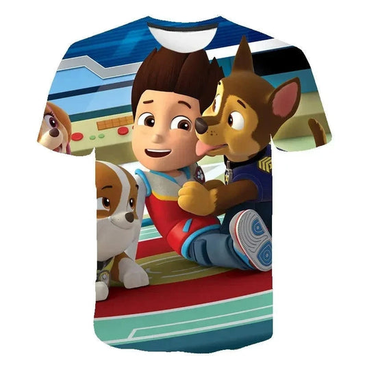 T-Shirt Pat Patrouille : Les Chiots S'Amusent